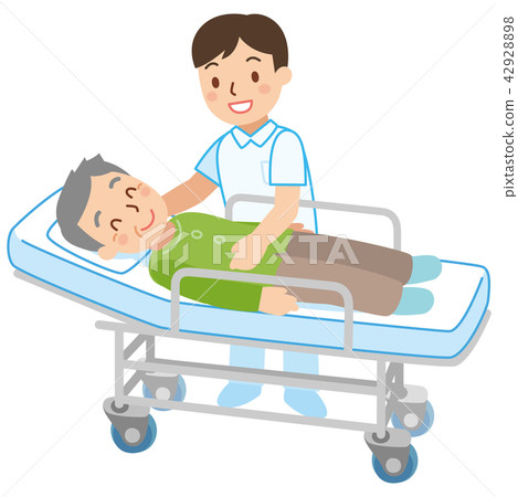 Stretcher and man 42928898