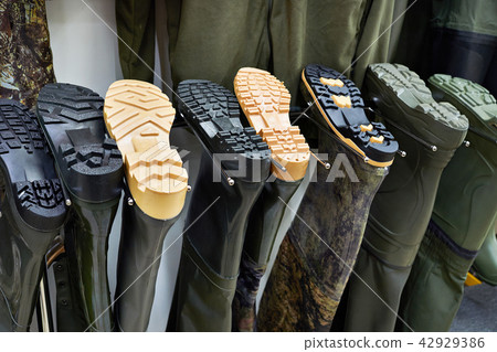Rubber swamp boots for fishing in store 42929386