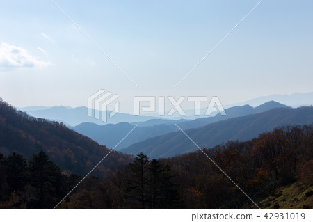 Mountains silhouette of Kanuma city, Tochigi prefecture (November) Mountains silhouette of Kanuma city, Tochigi prefecture (November) 42931019