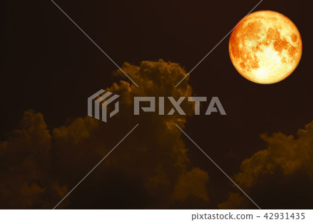 super full blood moon back silhouette cloud night super full blood moon back silhouette cloud night 42931435