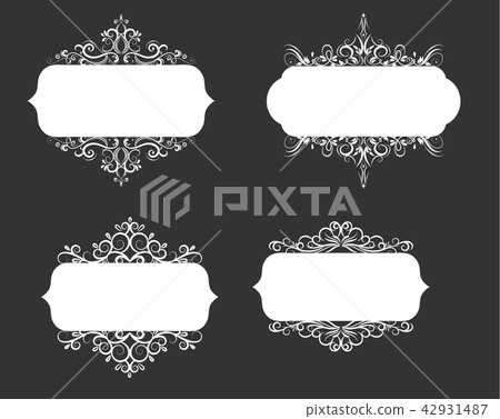 Vector illustration of old style label 42931487