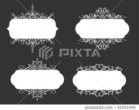 Vector illustration of old style label Vector illustration of old style label 42931490