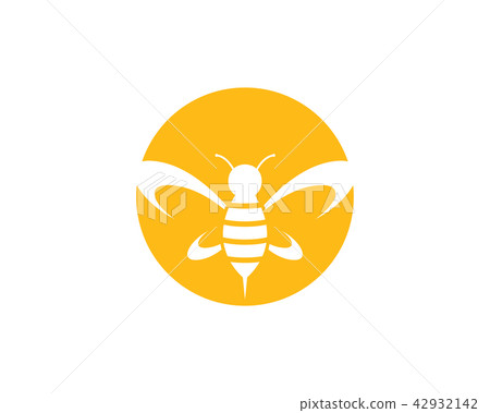 Bee Logo Template vector icon 42932142