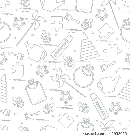 Cute seamless pattern with variety children's Cute seamless pattern with variety children's 42932653