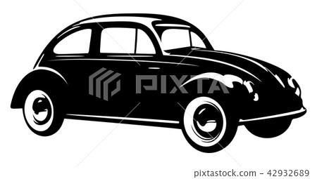 old vintage car isolated on white background old vintage car isolated on white background 42932689