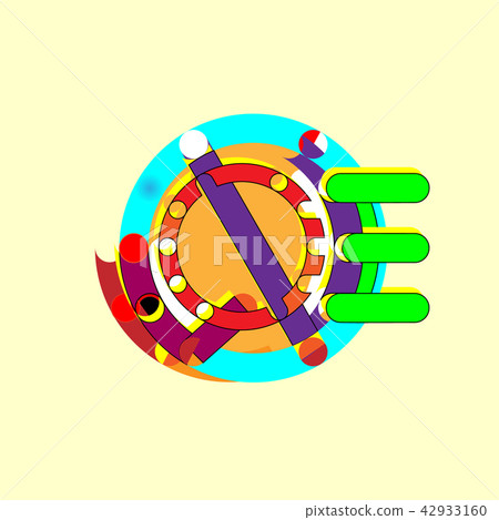 Abstract inscription love, lettering in circle Abstract inscription love, lettering in circle 42933160