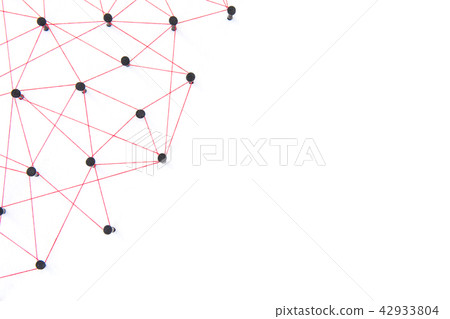 Connecting networks concept - network connected  42933804