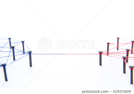 Connecting networks - two network connected Connecting networks - two network connected 42933809