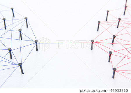 Connecting networks - two network connected 42933810
