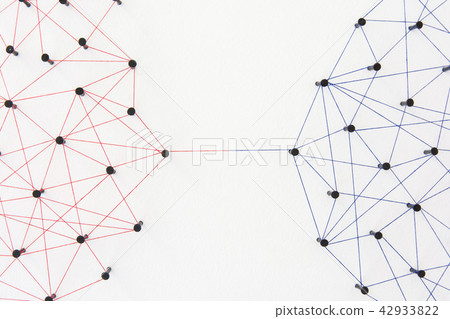 Connecting networks - two network connected Connecting networks - two network connected 42933822