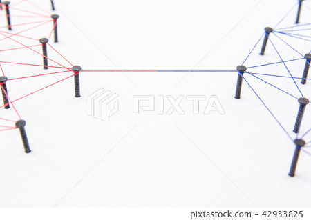 Connecting networks - two network connected Connecting networks - two network connected 42933825