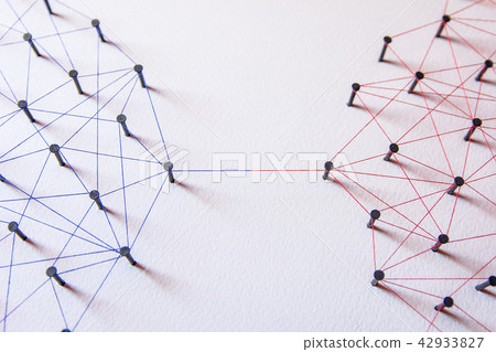 Connecting networks - two network connected Connecting networks - two network connected 42933827