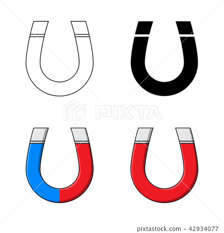 magnet icon design isolated on white background 42934077