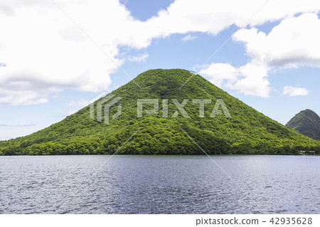 View of Haruna from the top of Lake Haruna 42935628