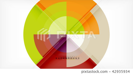 Vector circle abstract background 42935934