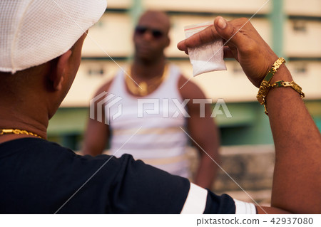 Gang Members Meeting For Selling and Buying Drugs And Narcotics 42937080