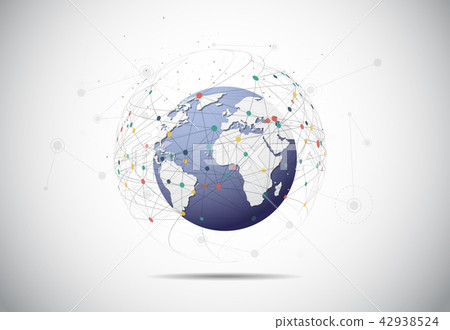 global connections map