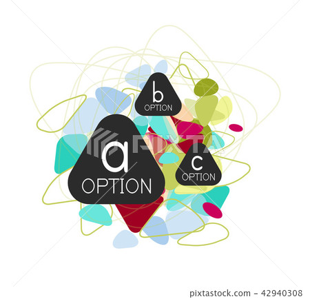 Triangle infographics design layout Triangle infographics design layout 42940308