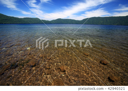 On the banks of Lake Kutakura in the summer On the banks of Lake Kutakura in the summer 42940321