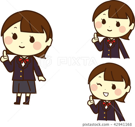 Pointing girls student 2 42941168