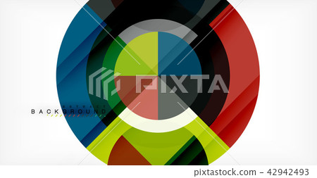 Vector circle abstract background 42942493
