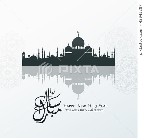 Happy New Hijri year islamic background 42943287