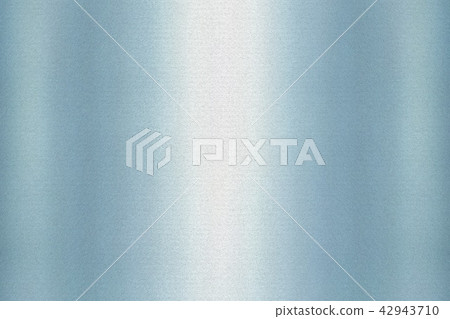 Reflection of wave corrugated light blue aluminum 42943710