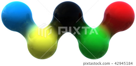 CG 3D例證3D元形狀5球形5種顏色奧林匹克圖像剪報 CG 3D例證3D元形狀5球形5種顏色奧林匹克圖像剪報 42945184