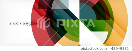 Vector circular geometric abstract background 42949881