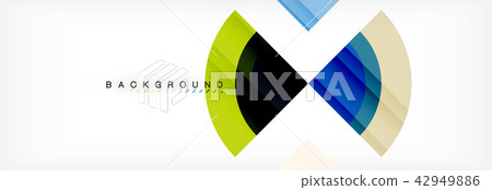 Vector circular geometric abstract background Vector circular geometric abstract background 42949886