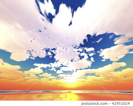 Wind and clouds with the sea Wind and clouds with the sea 42951024
