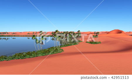 Oasis in the desert 42951513