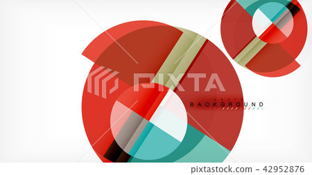 Vector circle abstract background 42952876