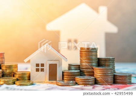 Real estate investment. Saving money concept 42955499