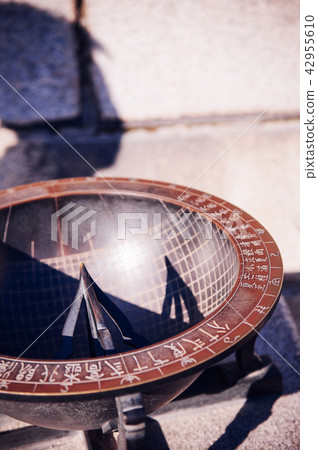 Old sundial of Changdeokgung Palace, Seoul, Korea 42955610