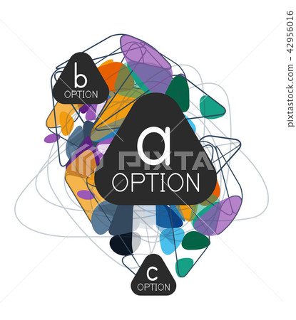 Triangle infographics design layout 42956016