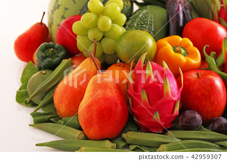 Fresh vegetables and fruits 42959307