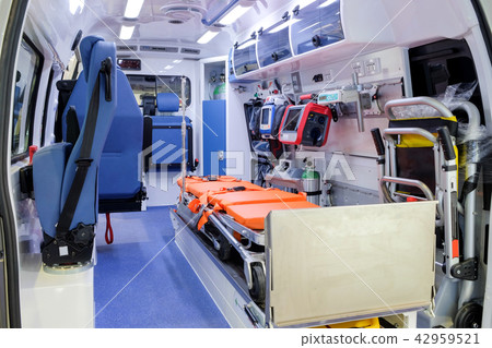 Inside an ambulance car 42959521