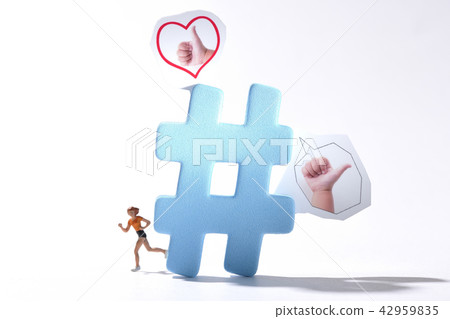 哈希標籤#Marathon慢跑飲食愛好 42959835