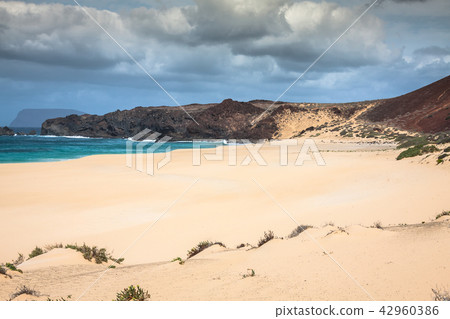 A view of Playa de Las Conchas, a beautiful  42960386