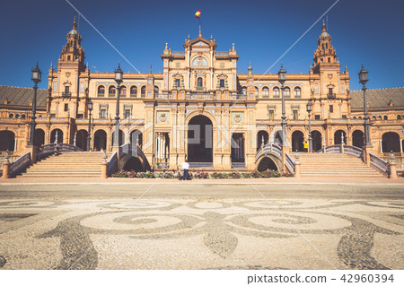 Beautiful Plaza de Espana, Sevilla, Spain 42960394