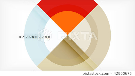 Vector circle abstract background 42960675