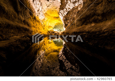 Green cave (Cueva de los Verdes) in Lanzarote, Green cave (Cueva de los Verdes) in Lanzarote, 42960765