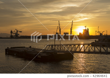 Miike港口在黃昏， 42964641