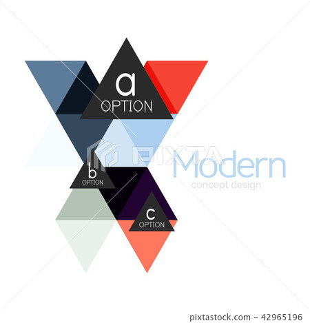 Triangle shape design abstract business logo icon design. Company logotype branding emblem idea Triangle shape design abstract business logo icon design. Company logotype branding emblem idea 42965196