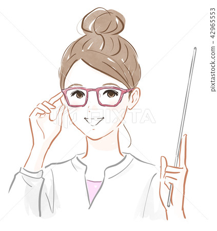 Girls wearing glasses 42965553