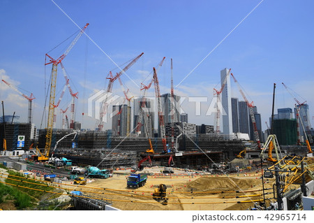 July Harumi 12 Olympic Games 2020 Constructed a village July Harumi 12 Olympic Games 2020 Constructed a village 42965714