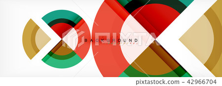 Vector circular geometric abstract background Vector circular geometric abstract background 42966704