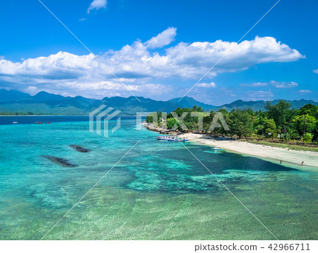 Blue sky and sea Blue sky and sea 42966711