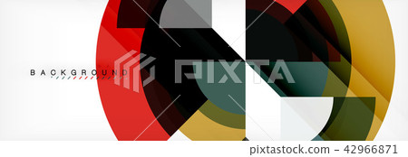Vector circular geometric abstract background Vector circular geometric abstract background 42966871